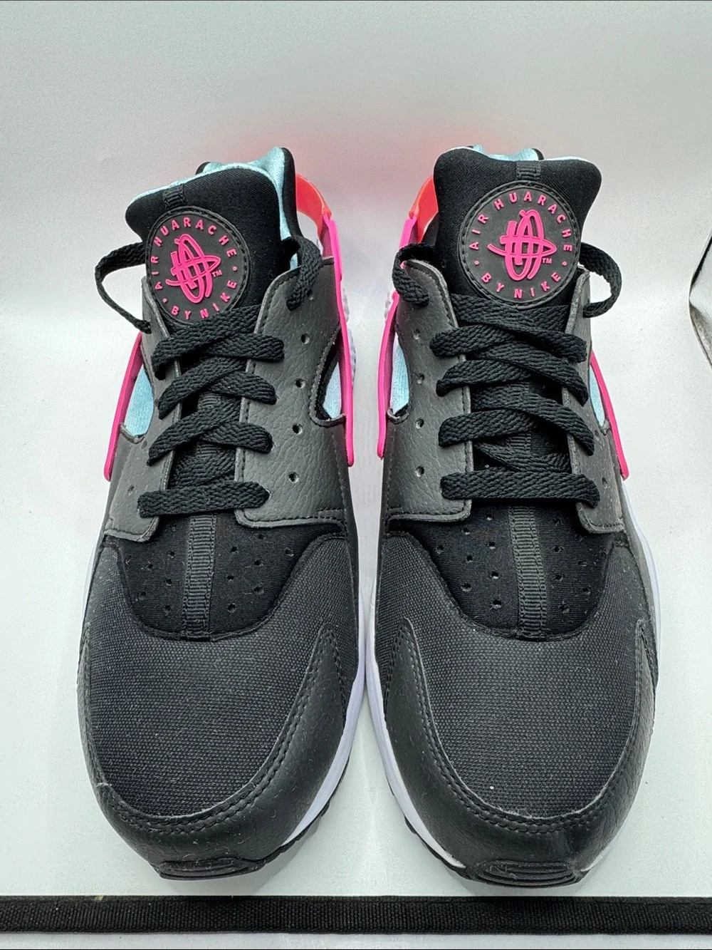 Nike Black and Teal Athletic Sneakers